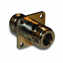 ADAPTER - N  Female to N Female 4 Hole Panel Mount - VSW-AD-872271-S